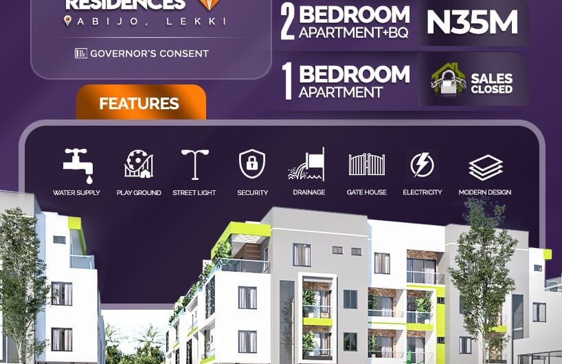 THE PEARL RESIDENCES, ABIJO LEKKI – 1, 2 & 3 Bedroom Apartments