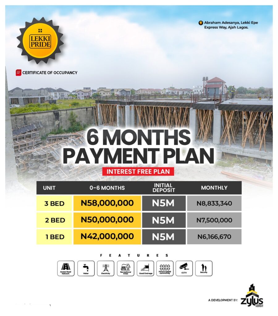 lekki-pride-1-estate-ajiwe-abraham-adesanya-ogombo-road-1-2-3-bedroom-apartments-6-months-plan