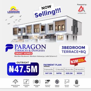 Paragon-Terraces-Duplex-Meridian-Boulevard-Lekki-Scheme-2-Okun-Ajah-Abraham-Adesanya-August-2021-2
