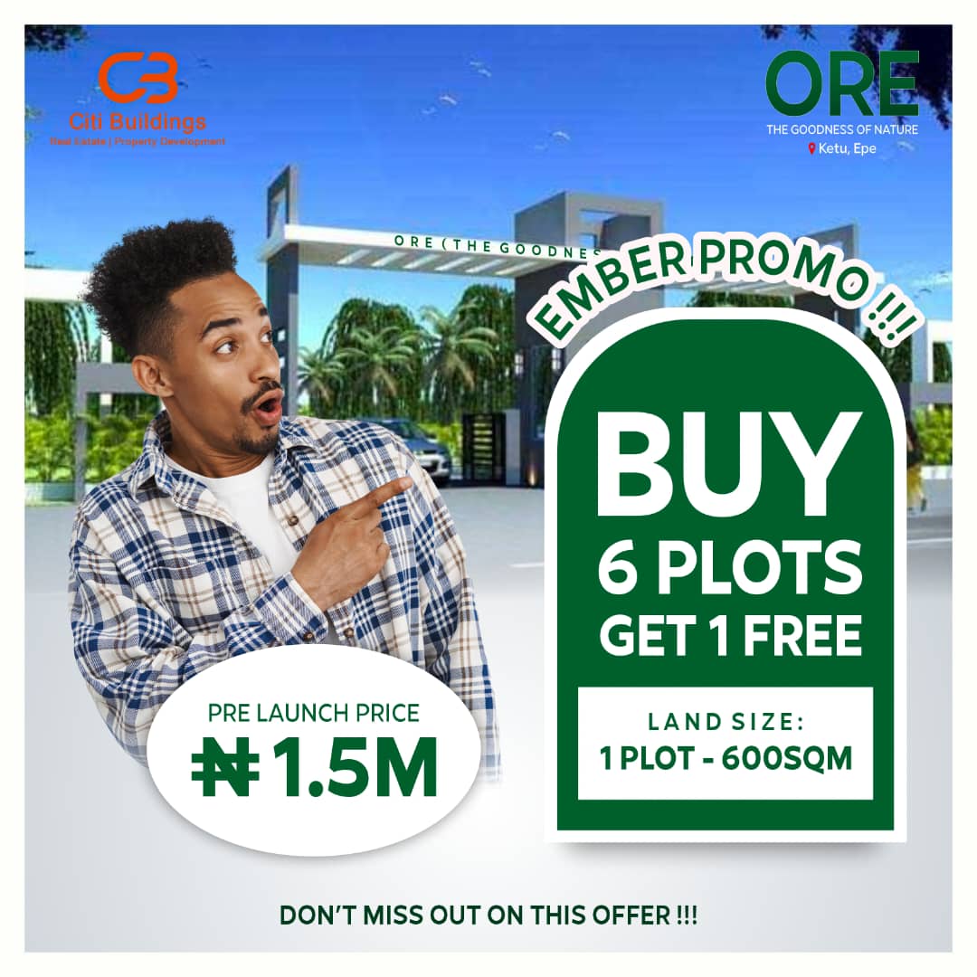 ORE (THE GOODNESS OF NATURE) – AFFORDABLE PLOTS OF LAND FOR SALE IN EPE