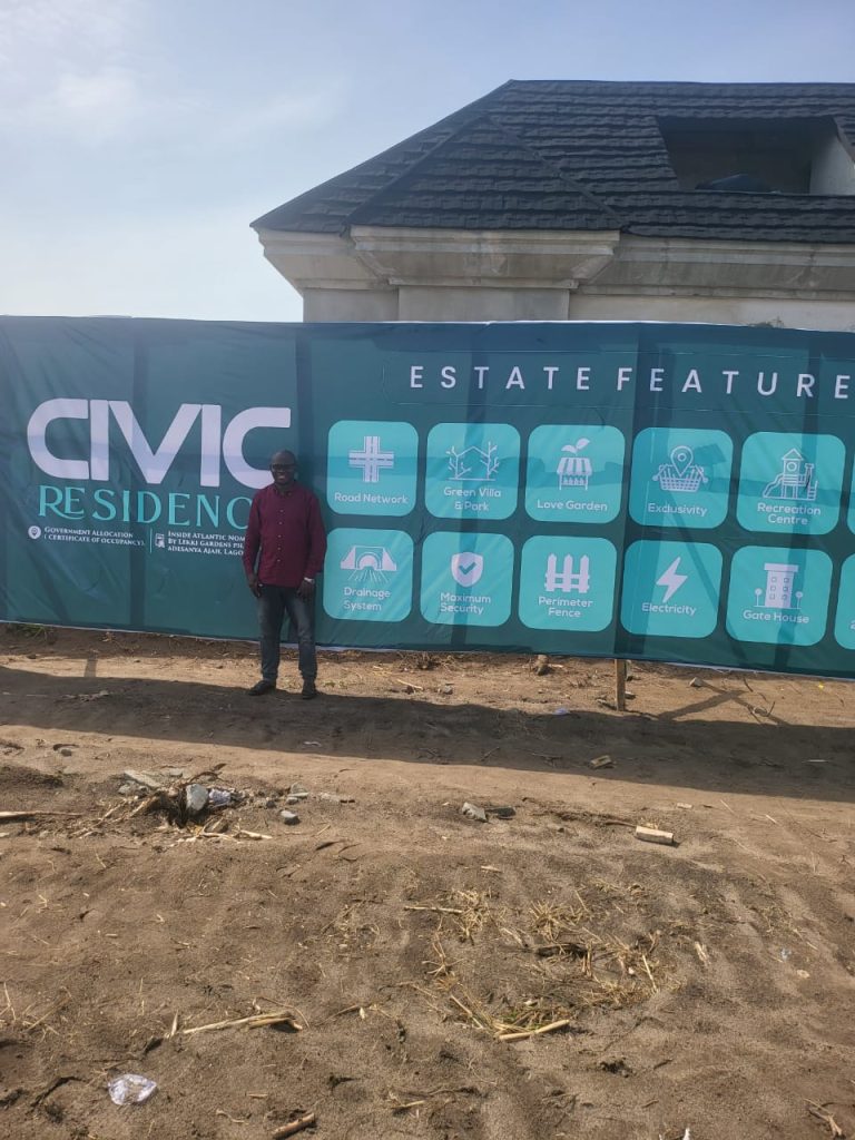 plots-land-bungalows-Civic-residence-Atlantic-Nominee-Layout-Abraham-Adesanya-Lekki-Gardens-Phase-5- Ajah-Lagos -7