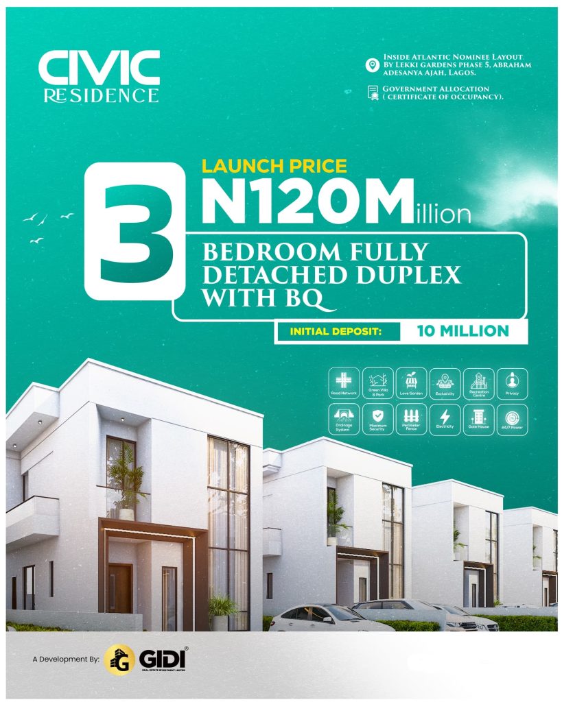 plots-land-bungalows-Civic-residence-Atlantic-Nominee-Layout-Abraham-Adesanya-Lekki-Gardens-Phase-5-Ajah-Lagos-OCT-2024 -3