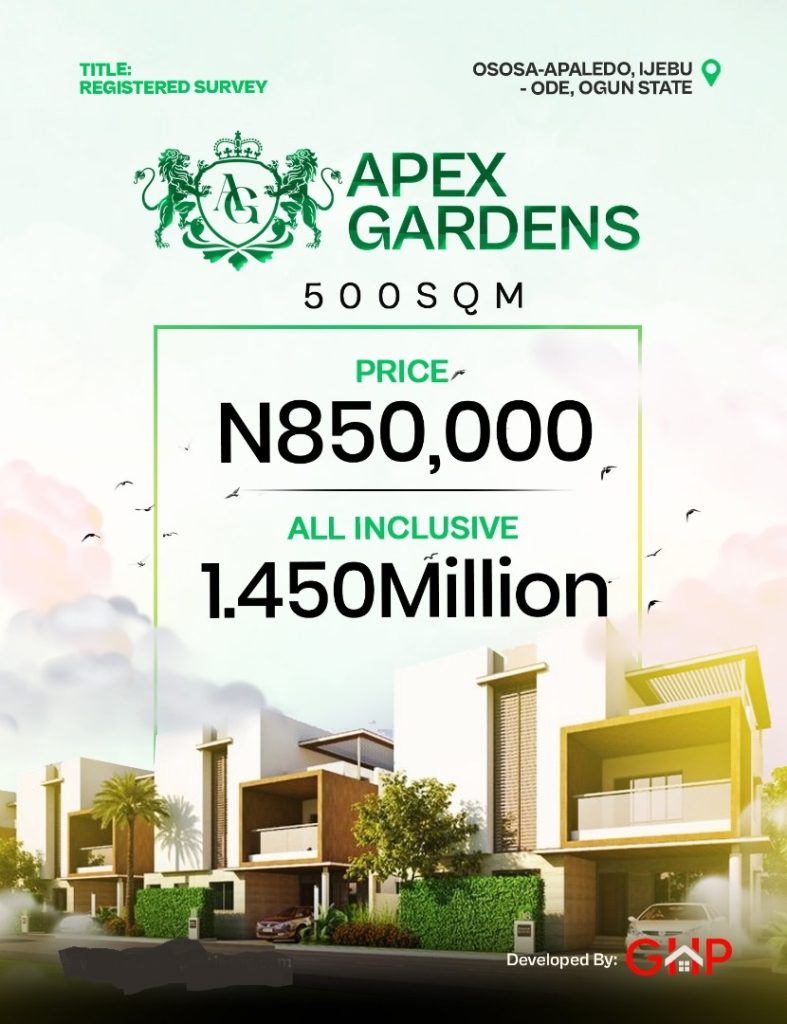 APEX-GARDENS-ESTATE-OSOSA-IJEBU-ODE-PLOTS-ACRES-LAND-FOR-SALE-MARCH-2025 -1