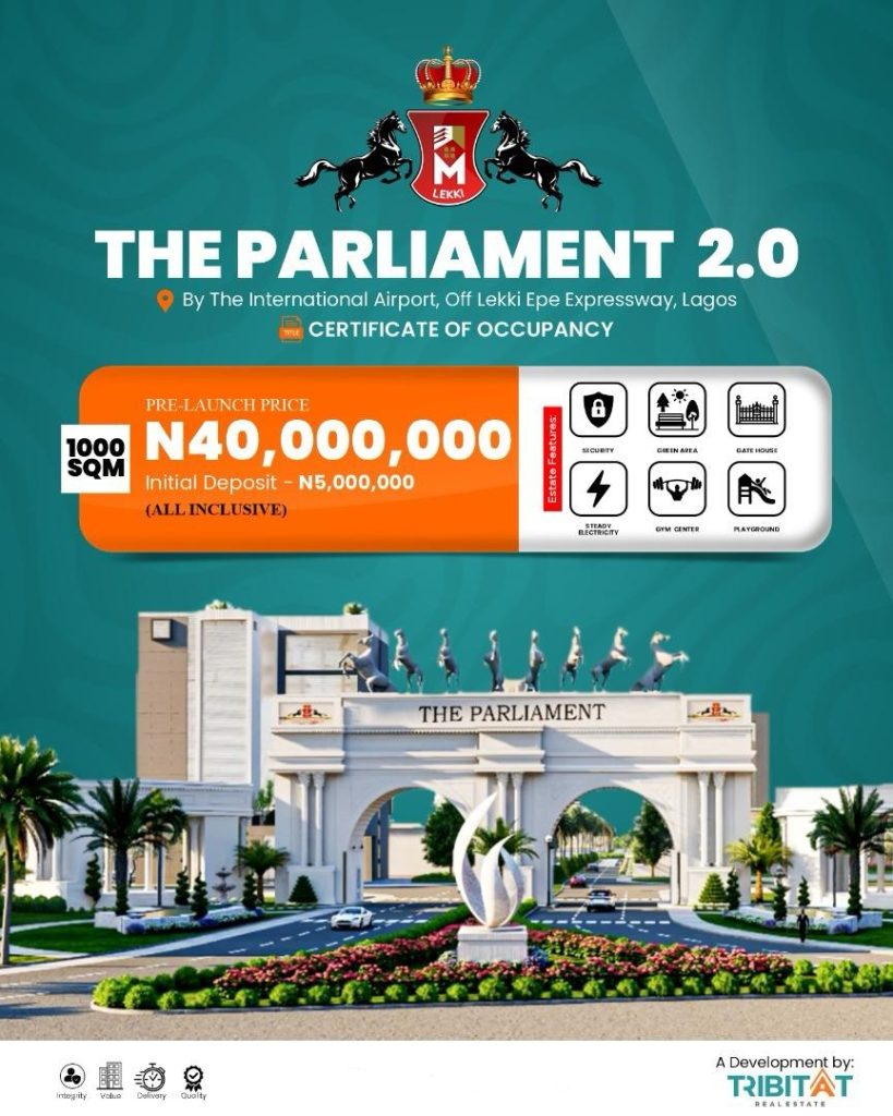 INTRODUCING THE PARLIAMENT 2.0 - Prime Residential Plots Near Lekki Airport -5