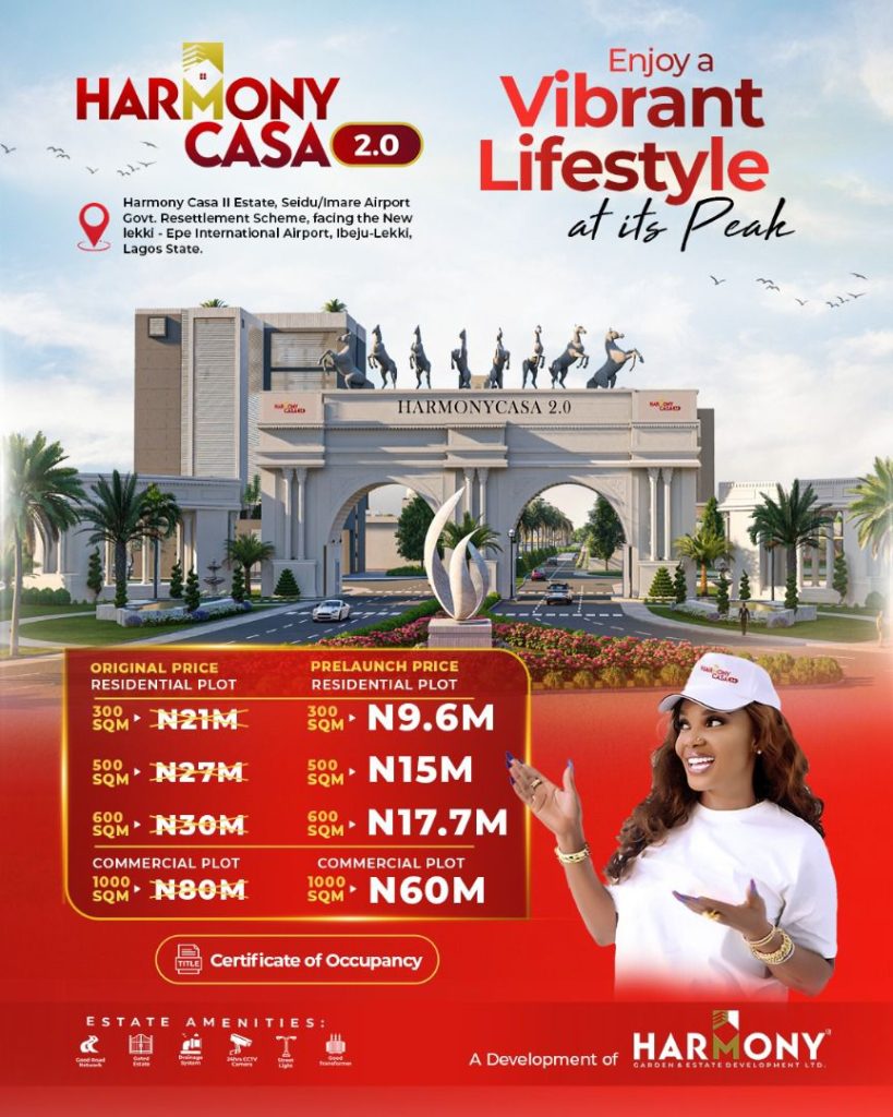 HARMONY CASA 2.0 ESTATE, AIRPORT RESETTLEMENT SCHEME IBEJU LEKKI -2