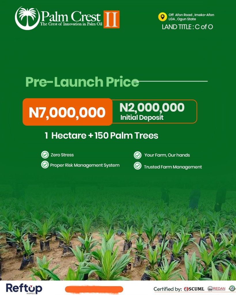 PALM-CREST-FARM-PHASE-2-OGUN-STATE-The-Crest-Of-Innovation-In-Palm-Oil-imeko-afon-lga -1