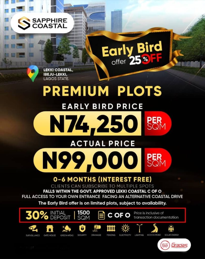 residential-commercial-plot-land-Sapphire Coastal Estate, Ibeju Lekki-lagos-calabar-coastal-road -1