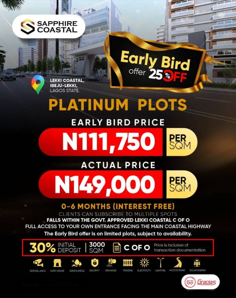 residential-commercial-plot-land-Sapphire Coastal Estate, Ibeju Lekki-lagos-calabar-coastal-road -2