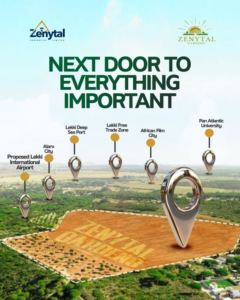 ZENYTAL GARDENS – SMART - ECO-FRIENDLY ESTATE GOVERNMENT ALLOCATION C OF O LAND IN ELERANGBE IBE LEKKI -1