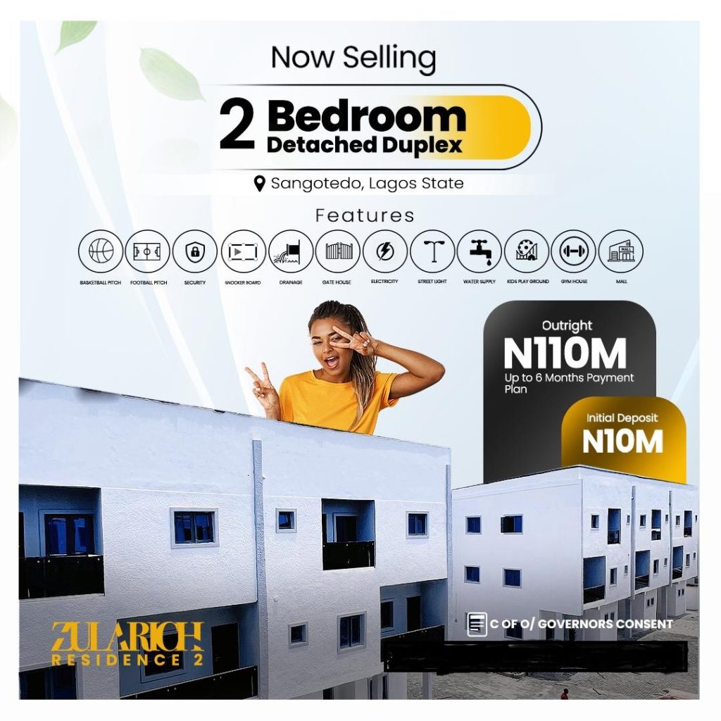 ZULARICH RESIDENCE 2 - APARTMENTS AND DUPLEX IN MONASTERY ROAD BY SHOPRITE SANGOTEDO! -11