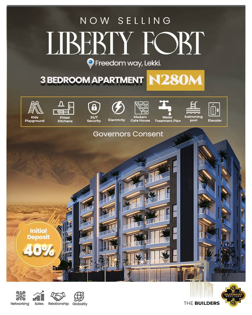 LIBERTY FORT: Apartment for Sale in Lekki, Lagos | Luxury Smart Homes