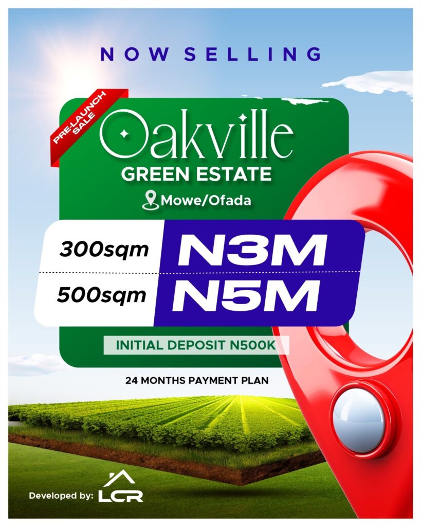 INTRODUCING OAK VILLE GREEN ESTATE, MOWE-OFADA, OGUN STATE, OBAFEMI OWODE LGA -3