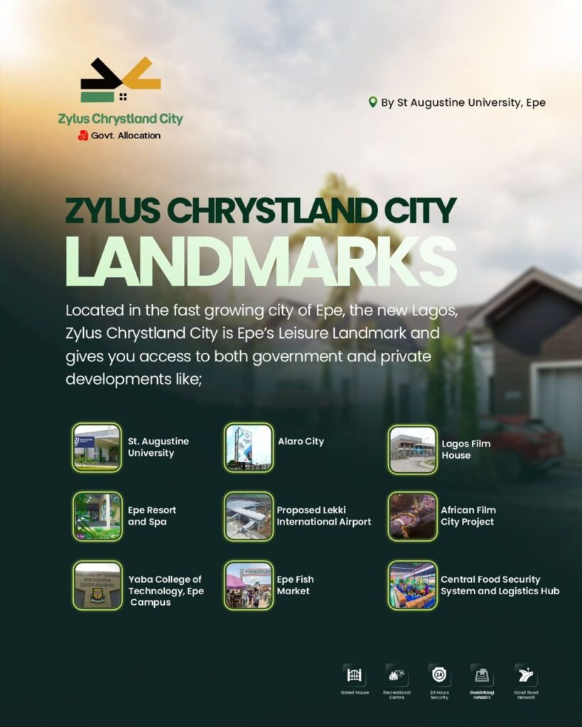 ZYLUS CHRYSTLAND CITY EPE – Land For Sale Near St. Augustine University -3