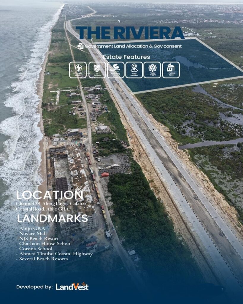 THE RIVIERA BY LANDVEST Premium Atlantic-Front Land for Sale Along Coastal Highway, Lagos -3