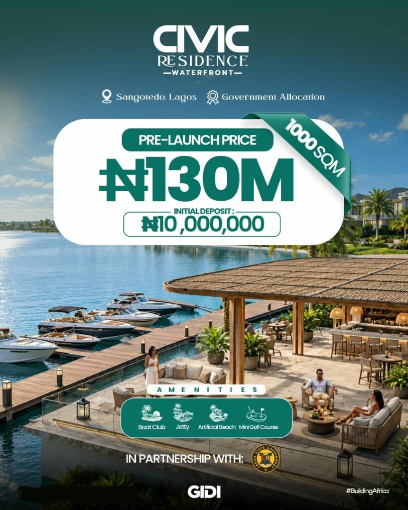 CIVIC RESIDENCE WATERFRONT SANGOTEDO Waterfront Land for Sale in Lagos - Government Allocation -2