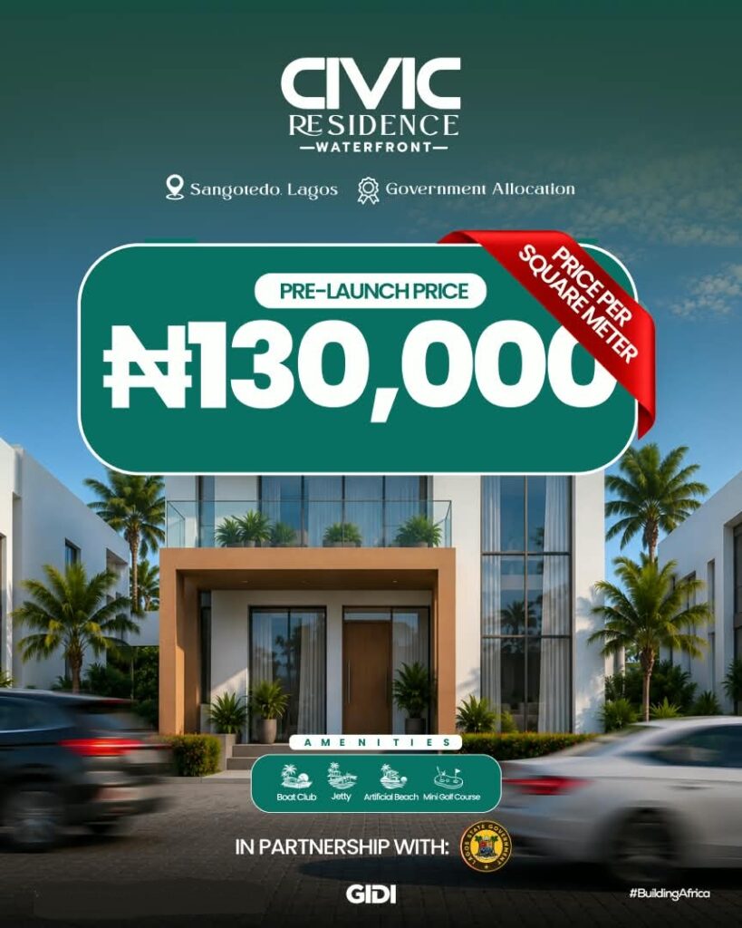 CIVIC RESIDENCE WATERFRONT SANGOTEDO Waterfront Land for Sale in Lagos - Government Allocation -3