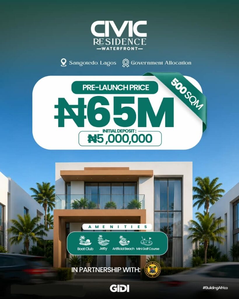 CIVIC RESIDENCE WATERFRONT SANGOTEDO Waterfront Land for Sale in Lagos - Government Allocation -4